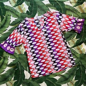 Tracy Negoshian • Printed Tunic • Size XS